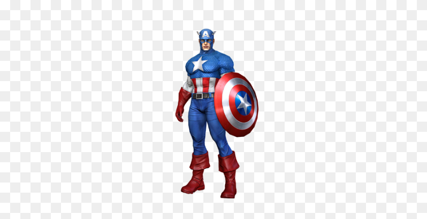 266x372 Los Héroes De Marvel Marvel Capitán América Artset Estaño - El Capitán Marvel Png