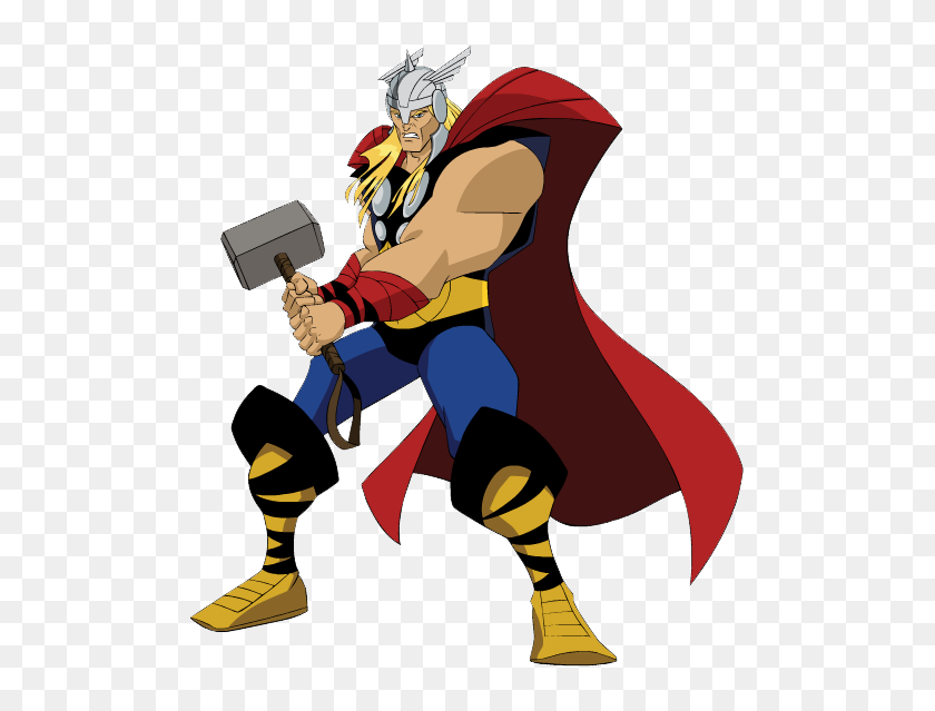 522x579 Marvel Heroes Phreek Thor - Thanos Clipart