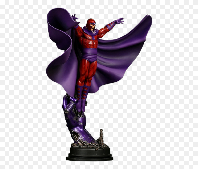 454x655 Marvel Magneto Action Polystone Statue - Magneto PNG