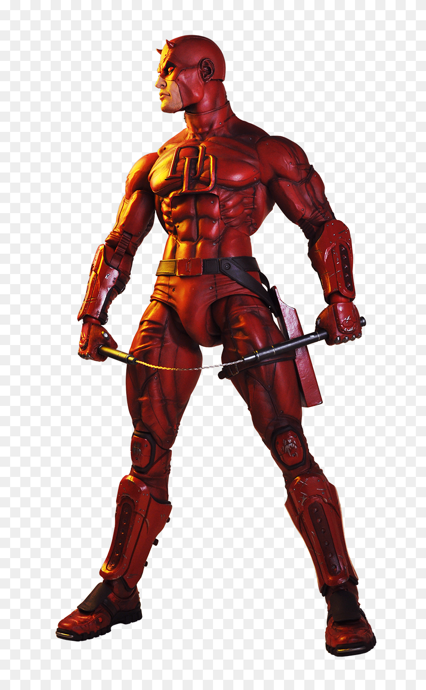 725x1300 Marvel Scale Action Figure Daredevil - Scale Figure PNG