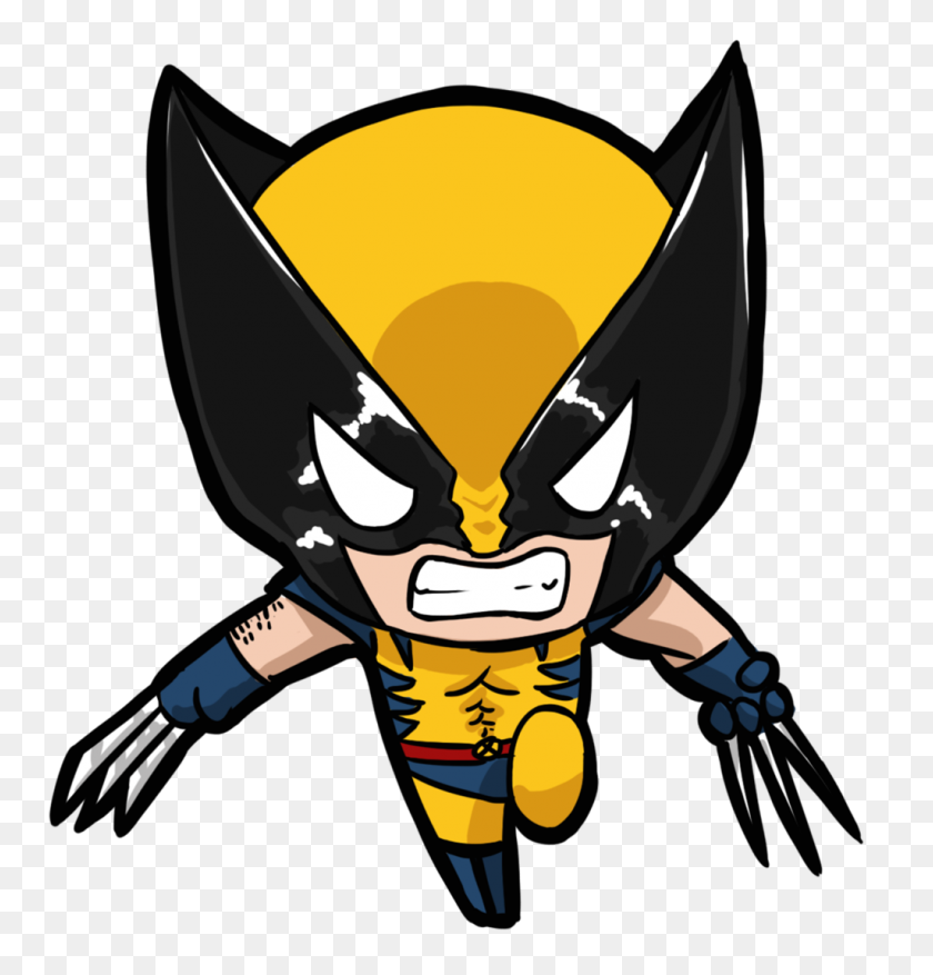 1024x1073 Marvel Universe Chibi - Wolverine PNG