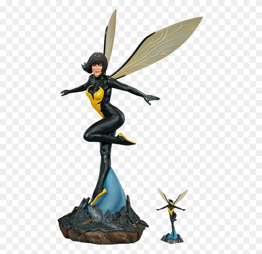 480x753 Marvel Wasp Statue - Wasp PNG