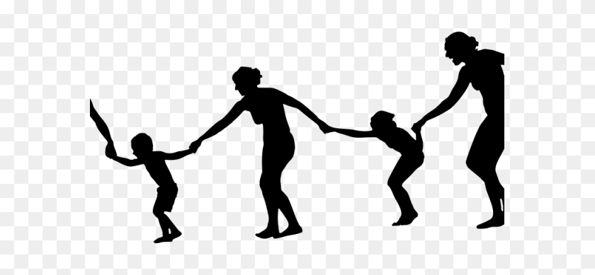 585x329 Marvellous Design Silhouette Of A Family Holding Hands Is - Family Silhouette PNG