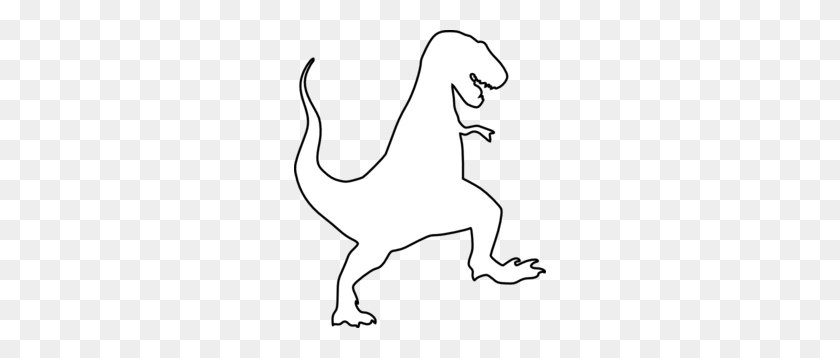 252x298 Чудесный Trex Клипарт Динозавр Картинки Trex Стегозавр - Стегозавр Клипарт Черный И Белый