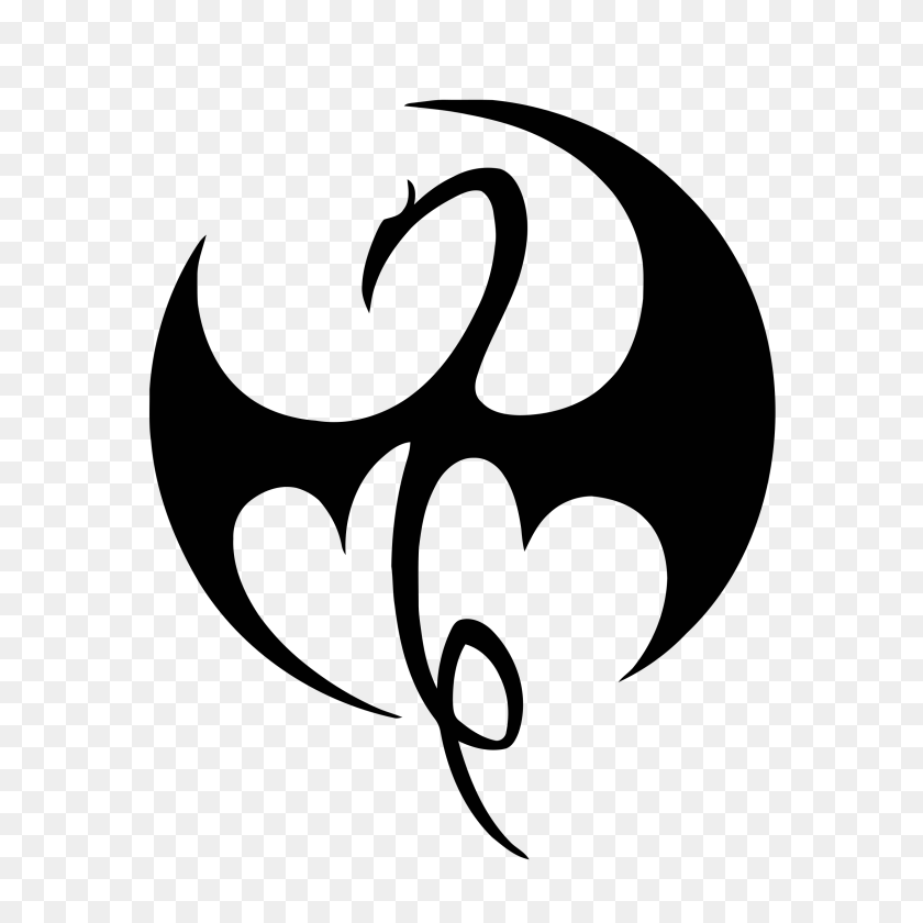2400x2400 Marvel's Iron Fist Logo Png Transparent Vector - Iron Fist PNG