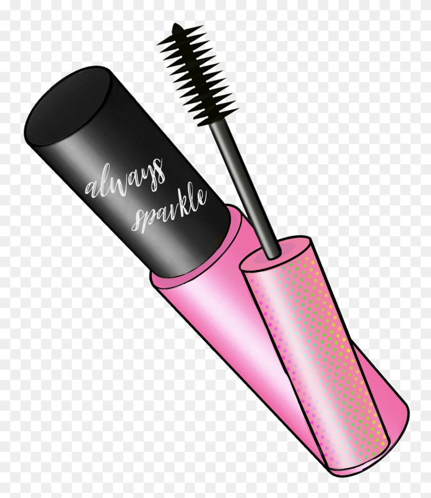 1608x1876 Mascara Makeup Girly Remixed - Mascara Clipart