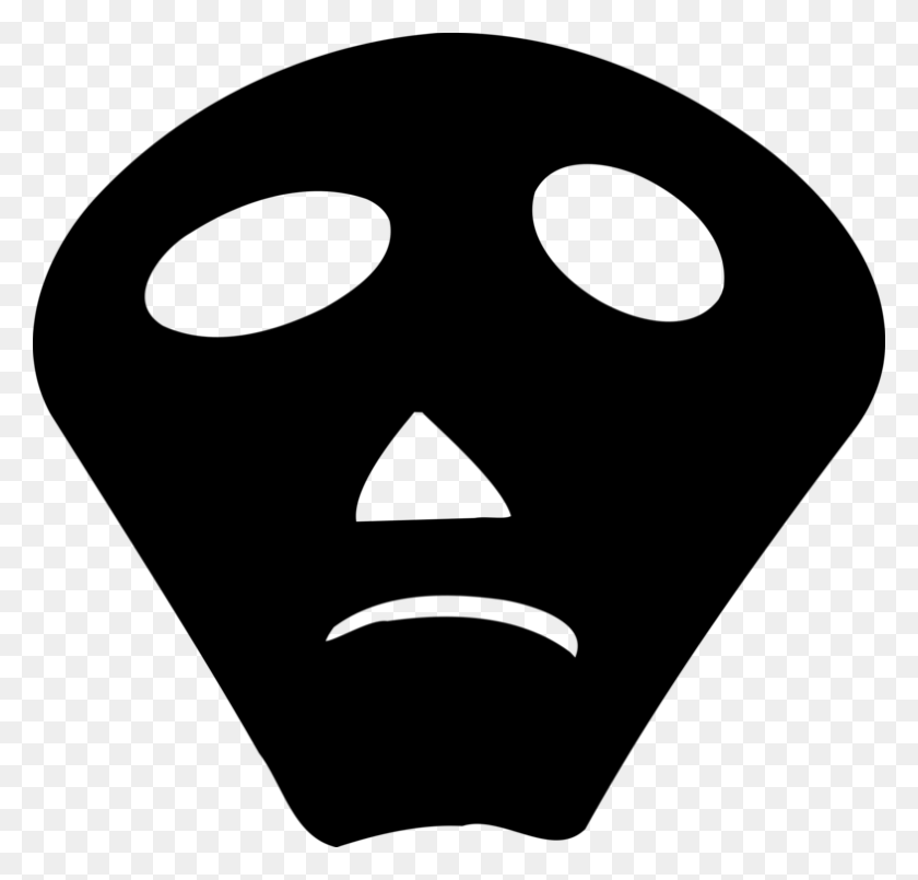 785x750 Mask Masquerade Ball Silhouette Face Theatre - Theatre Masks Clip Art