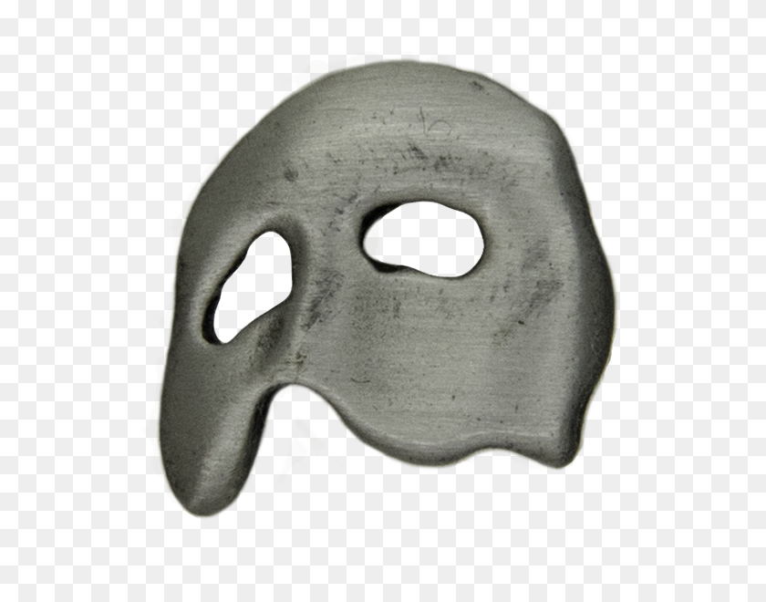 600x600 Mask Pin Phantom Of The Opera Silver - Phantom Of The Opera Mask PNG
