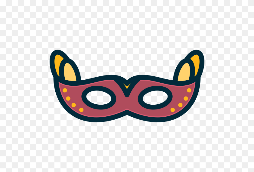 512x512 Máscara Png Icon - Masquerade Mask Png
