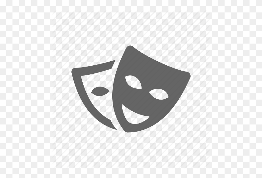 512x512 Máscara, Icono De Teatro - Máscara De Teatro Png