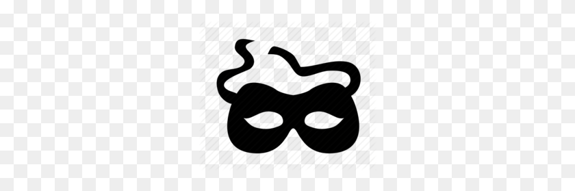 260x219 Masquerade Clipart - Superhero Mask Clipart