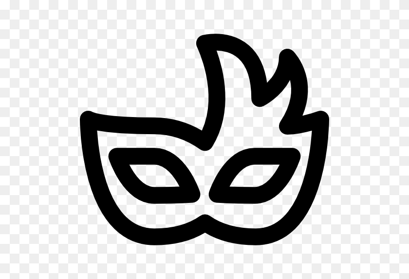 512x512 Masquerade, Party, Celebration, Costume, Mystery, Signs Icon - Masquerade PNG