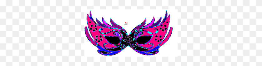 300x153 Mascarada Png Images, Icon, Cliparts - Masquerade Mask Clipart Free