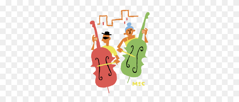217x300 Mass Appeal And Other Participatory Events Make Music New York - Upright Bass Clip Art