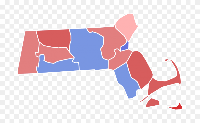 2000x1174 Massachusetts Senate Election Results - Massachusetts PNG