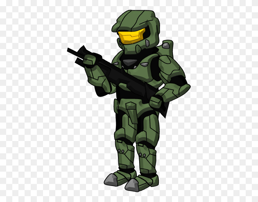 408x599 Master Chief - Master Chief PNG