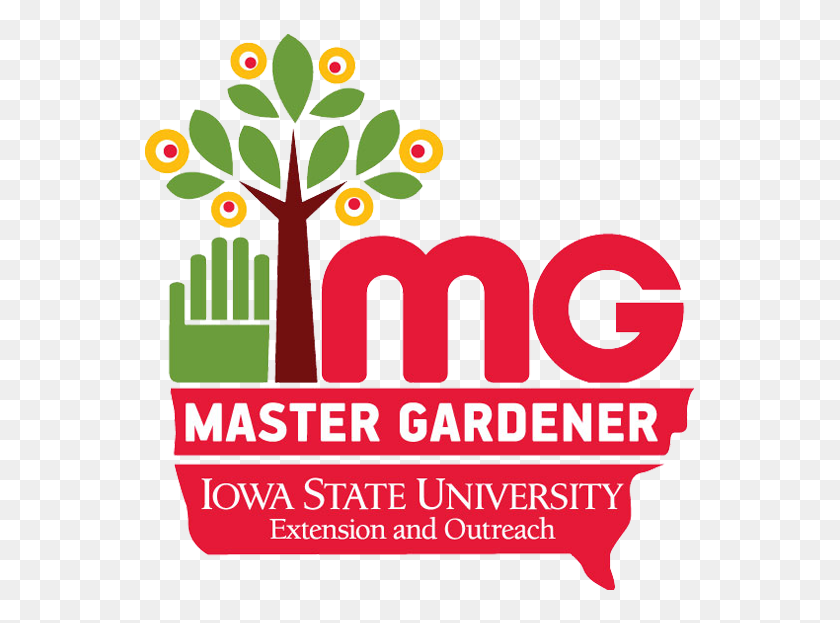 556x563 Программа Мастер-Садовник - Логотип Штата Айова Png