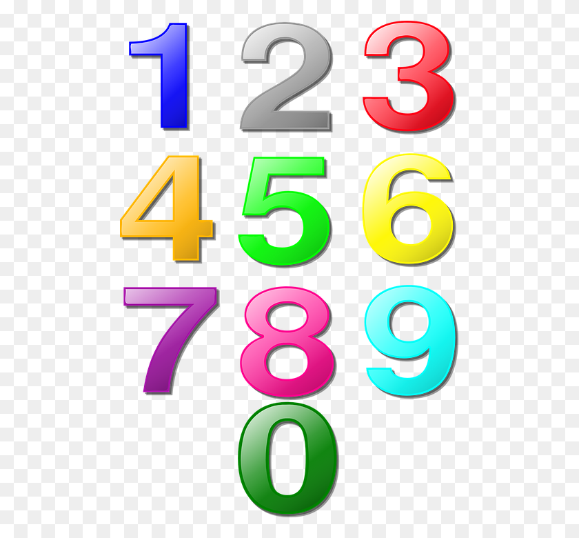 491x720 Математика Цифры Png Изображения - Цифры Png