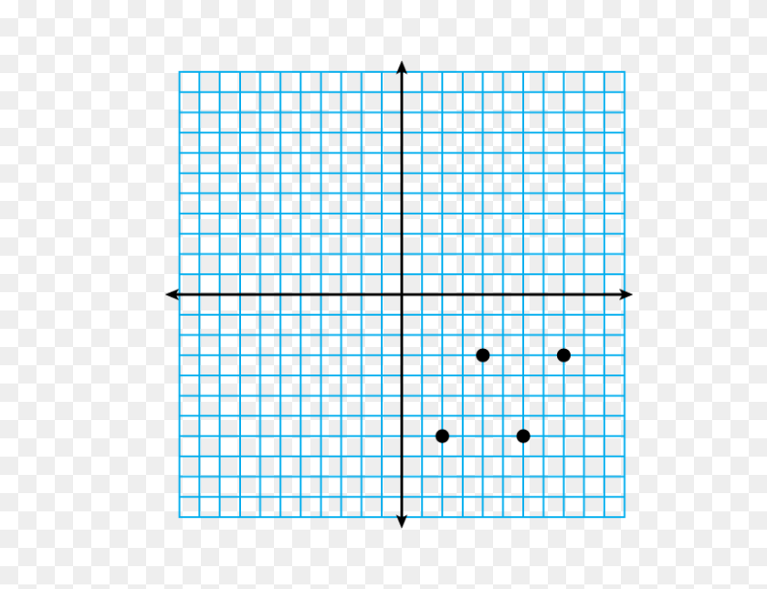 800x600 Math Clip Art Points On Coordinate Grid - Grid Clipart