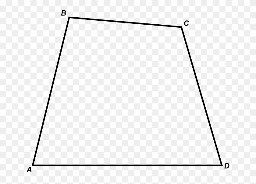 667x545 Математический Рисунок Четырехугольника - Черно-Белый Клипарт Сообщества