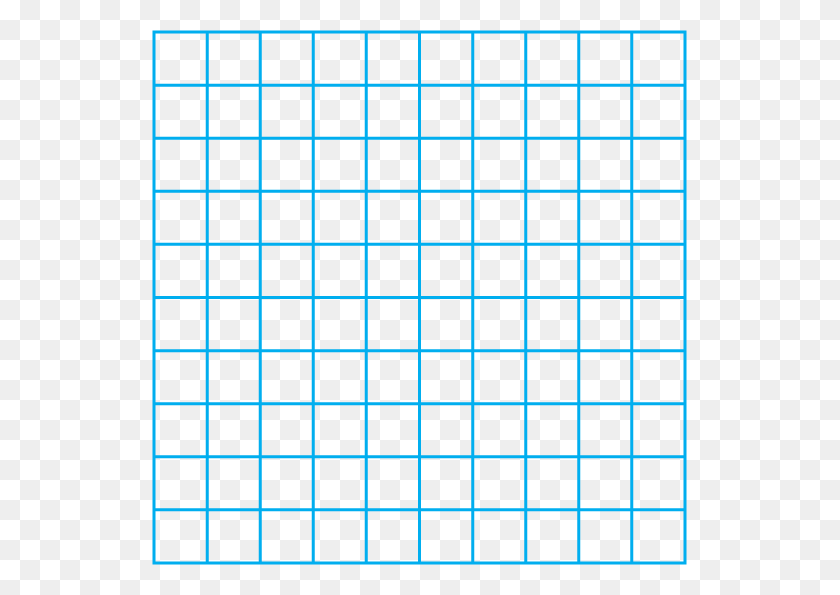 535x535 Math Clip Art Square Grid - Square Clipart