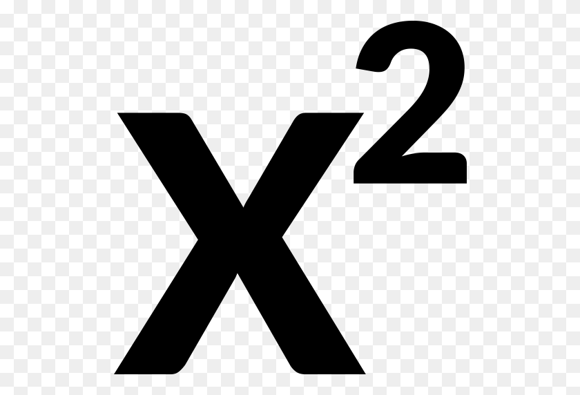 512x512 Математика, Математика, Квадрат, Квадратный Знак, Значок X Квадрат - Знак X Png
