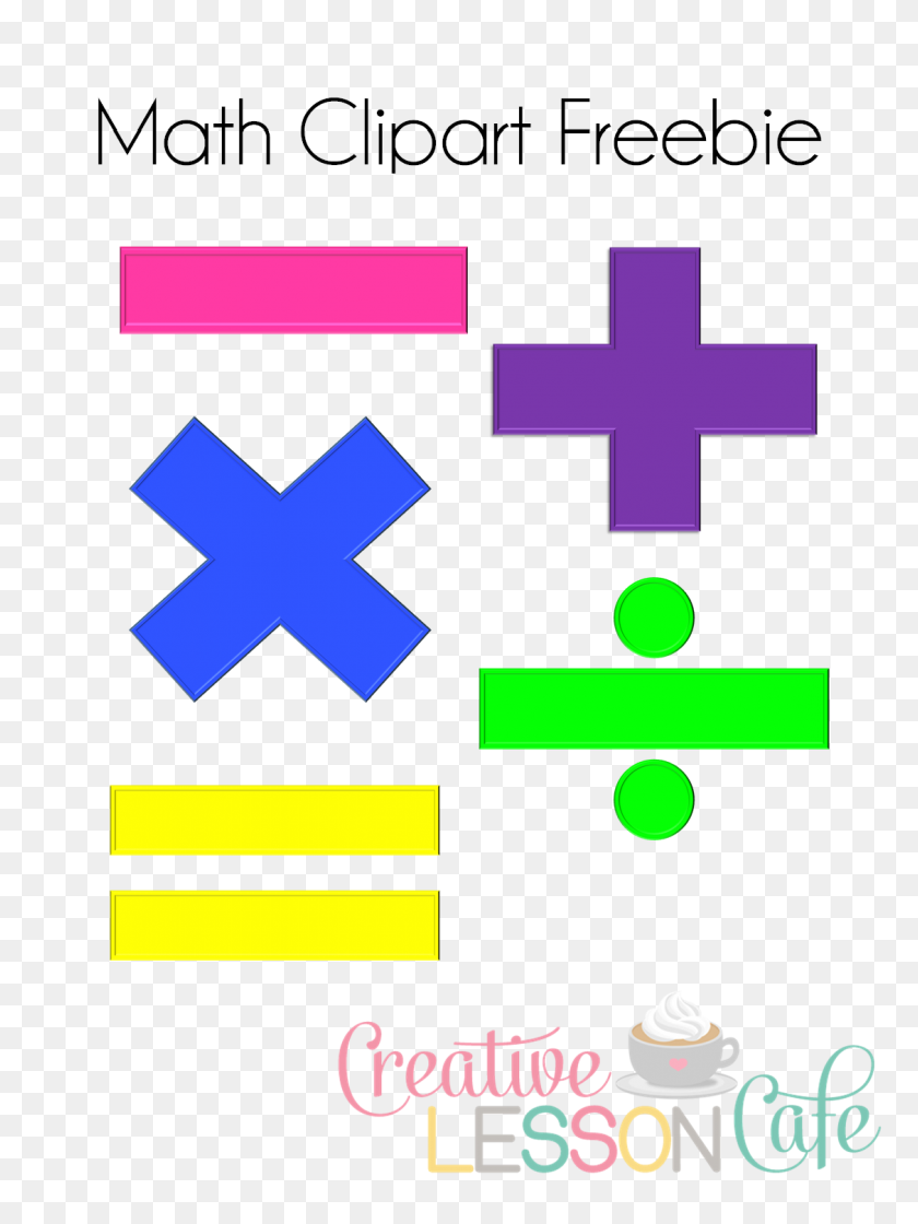 1127x1532 Math Symbols Clip Art Free Image - Math Clipart