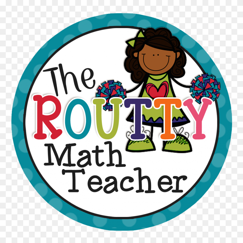 1000x1000 Станции Для Семинаров По Математике The Routty Math Teacher - Math Teacher Clipart