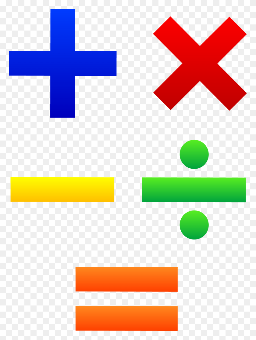 6435x8688 Mathematical Symbols Set - Math Signs Clipart