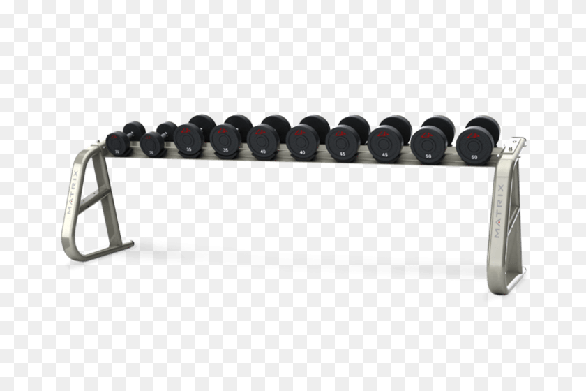 734x500 Matrix Commercial Aura Pair Dumbbell Rack Manic Fitness - Dumbell PNG