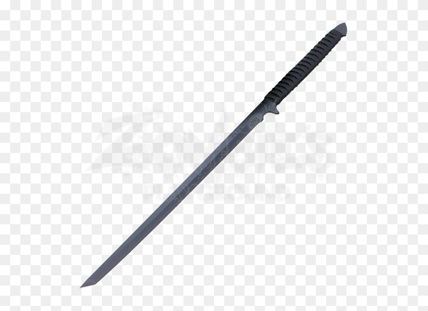 550x550 Matte Black Ninja Sword - Ninja Sword PNG