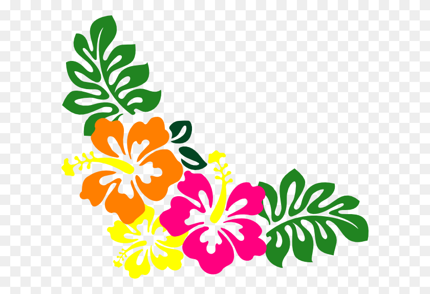 600x514 Maui Flower Boarder Jardinería De Flores Y Verduras - Maui Moana Clipart