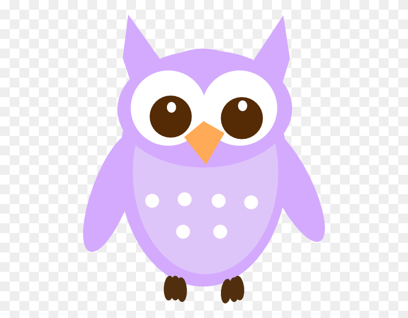 498x595 Mauve Clipart Owl - Woodland Owl Clipart