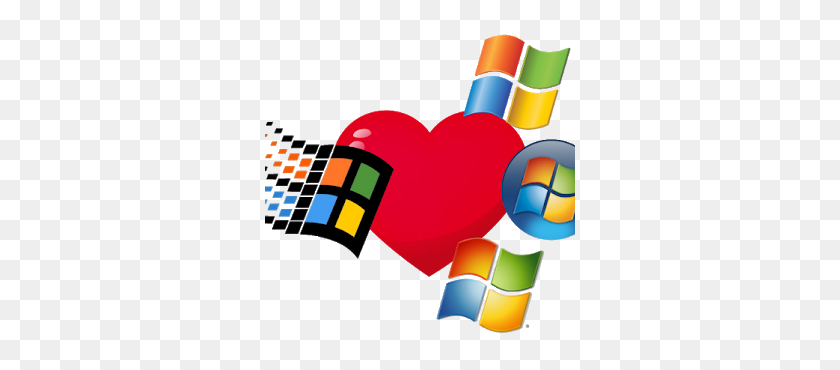 310x310 May Operating System Revival - Windows 98 Logo PNG