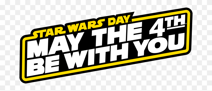 686x302 May The Be With You - May The 4th Be With You PNG