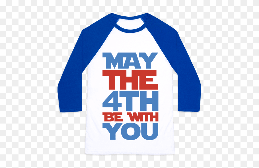484x484 May The Force Be With You Baseball Tees Lookhuman - May The 4th Be With You PNG