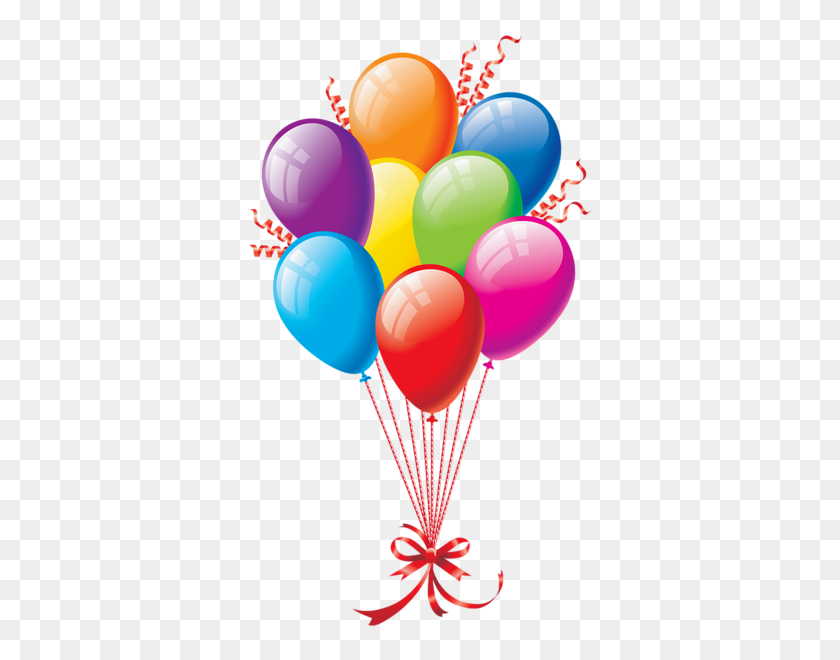 350x600 Maybe Stationary Birthday, Balloons - Retirement Clipart