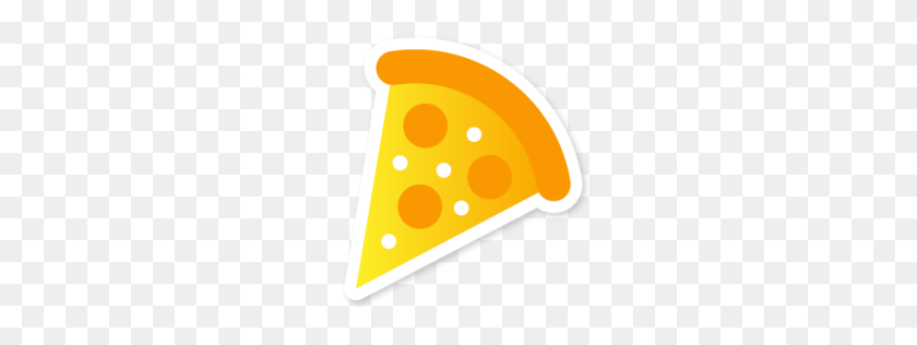 256x256 Mayor Pizza Icon Swarm App Sticker Iconset Sonya - Cheese Pizza PNG