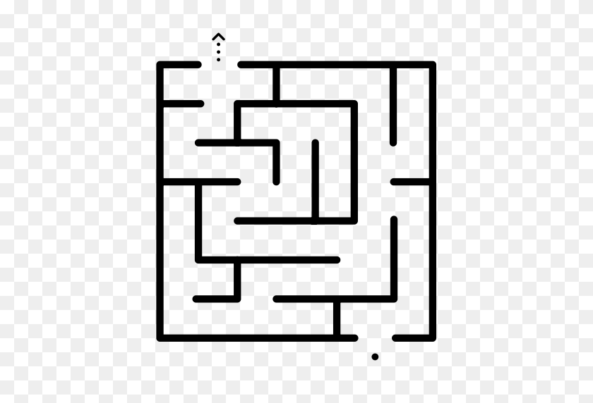 512x512 Maze Icon With Png And Vector Format For Free Unlimited Download - Maze PNG