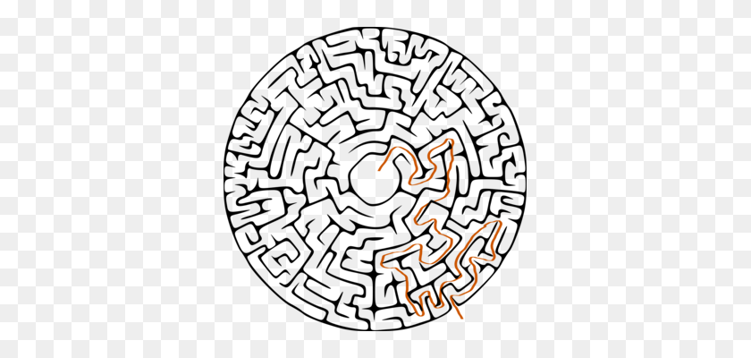 339x340 Maze Jigsaw Puzzles Computer Icons Labyrinth - Labyrinth Clipart