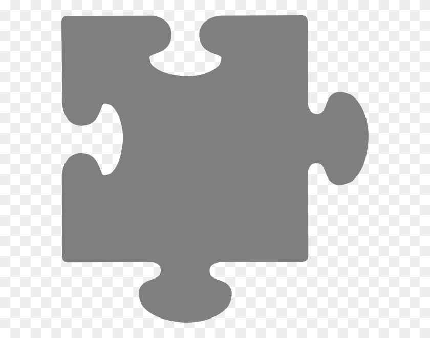 600x599 Mb Puzzle Piece Png Clip Arts For Web - Puzzle Pieces Clipart Black And White