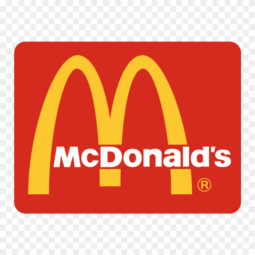 1200x1200 Макдональдс Красный Фон Логотип Вектор Бесплатный Вектор Силуэт - Логотип Макдональдс Png