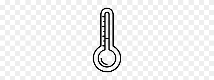 256x256 Мера, Холод, Термометр, Холод, Значок Температуры - Холодный Термометр Клипарт