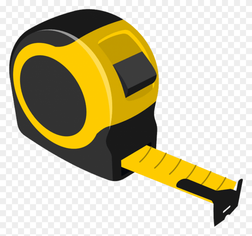850x792 Measure Tape Png - Duct Tape Clipart