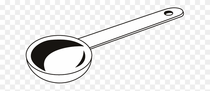 633x306 Measuring Spoons Clipart - Rice Clipart Black And White