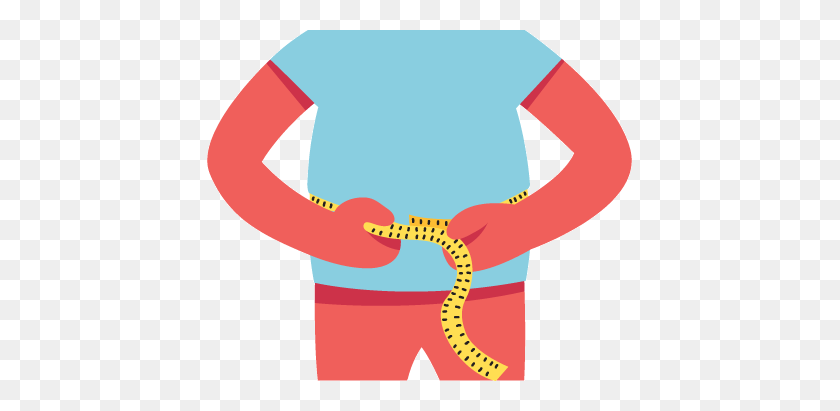 425x351 Measuring Up Choose To Live Better - Overweight Clipart