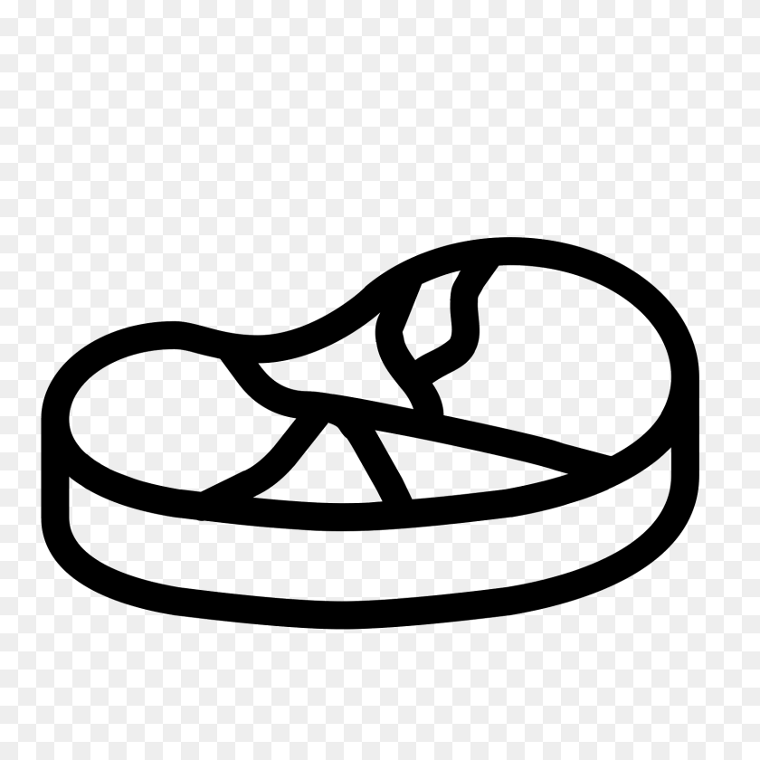 1600x1600 Meat Icon - Meat Clipart Black And White