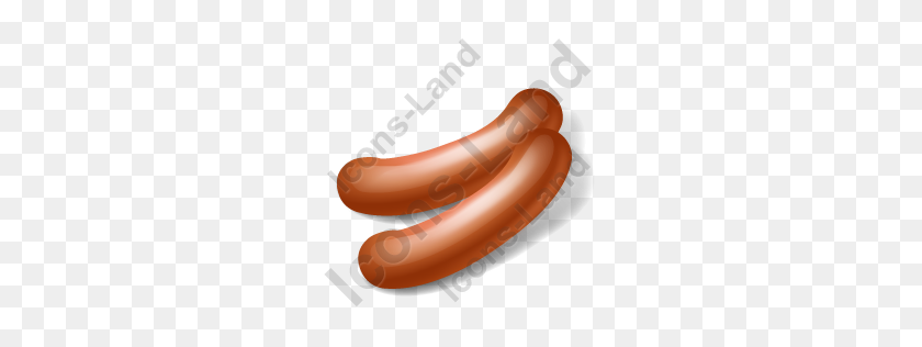 256x256 Meat Sausage Icon, Pngico Icons - Meat PNG