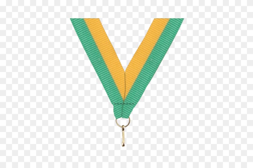 500x500 Medal Ribbon - Gold Ribbon PNG