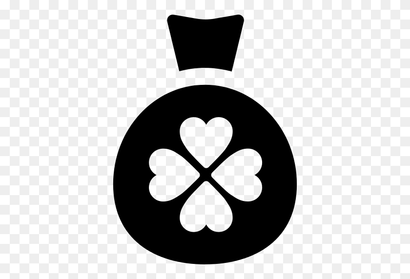 512x512 Medal With Four Leaf Clover Png Icon - Four Leaf Clover PNG